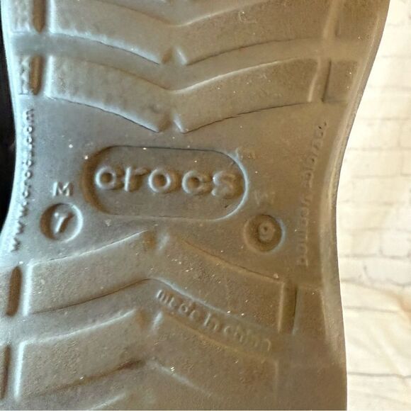CROCS Black Sole Clogs - Picture 6 of 6
